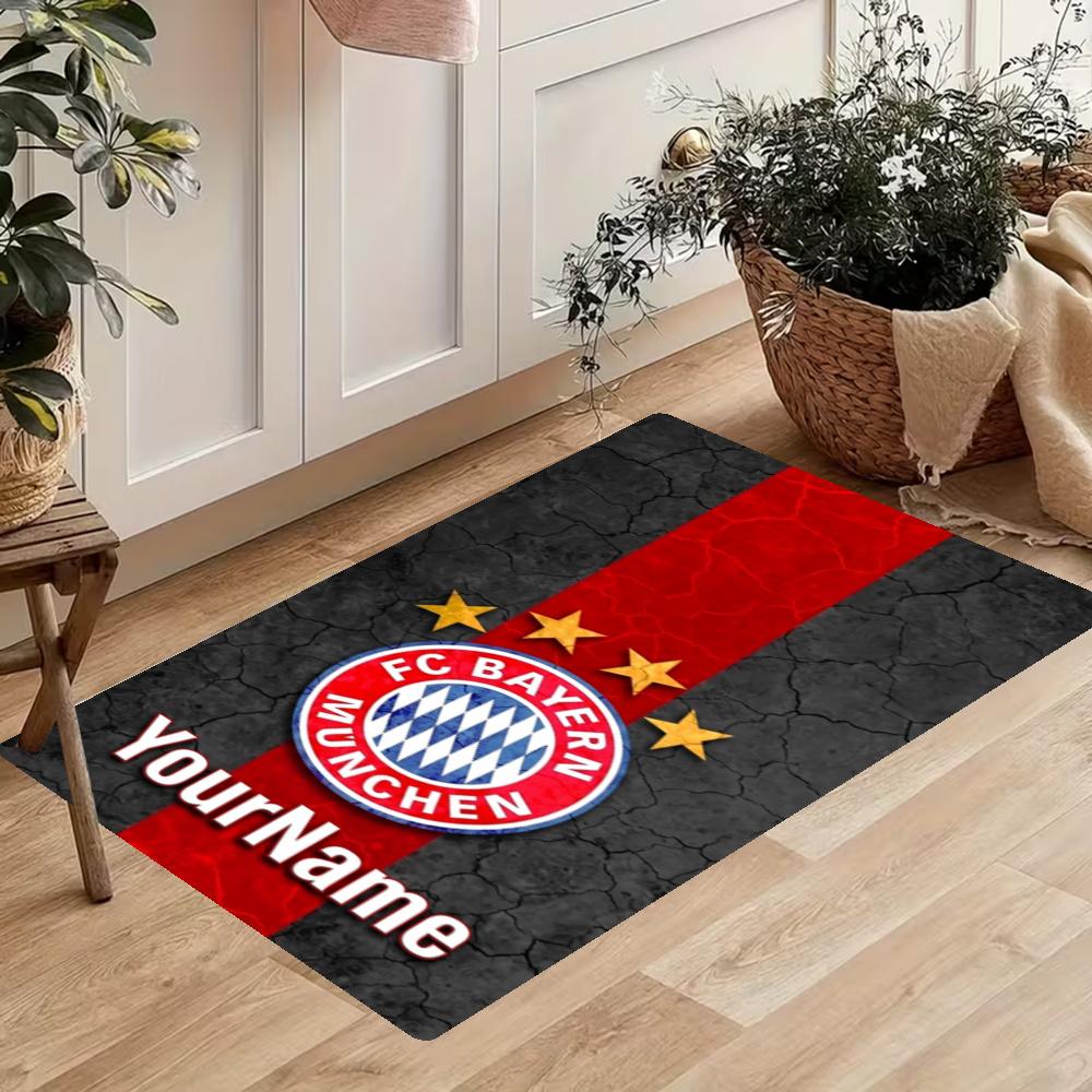 Fc Bayern Mnchen Customize Your Name Kitchen Rug Runner Rug Laundry Mat Hallway Entryway The Best Gift Choice
