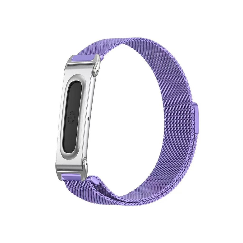 Advanced Magnetic Milanese Loop Strap With Metal Bezel For Google FitbitAir Stainless Steel Smart Watch Wrist Band For Men Women
