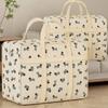 Puppy Pattern Clothes Quilt Storage Bag Large Capacity Luggage Storage Bag  Travel