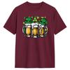 St Patricks Day Beers Funny Irish Pub Saint Paddys TShirts Male Cotton Crew Neck Oversized Clothes Short Sleeve Tshirt