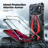 Military Grade Heavy Armor Metal Phone Case for For Iphone 17 16 15 14 13 Pro 16E 17E Max  Luxury Shockproof Back Cover Bumper