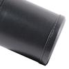 1X  Black Pu Leather Flannel Mute Dice Cups With 5Pcs Dices Bar Game Supplies