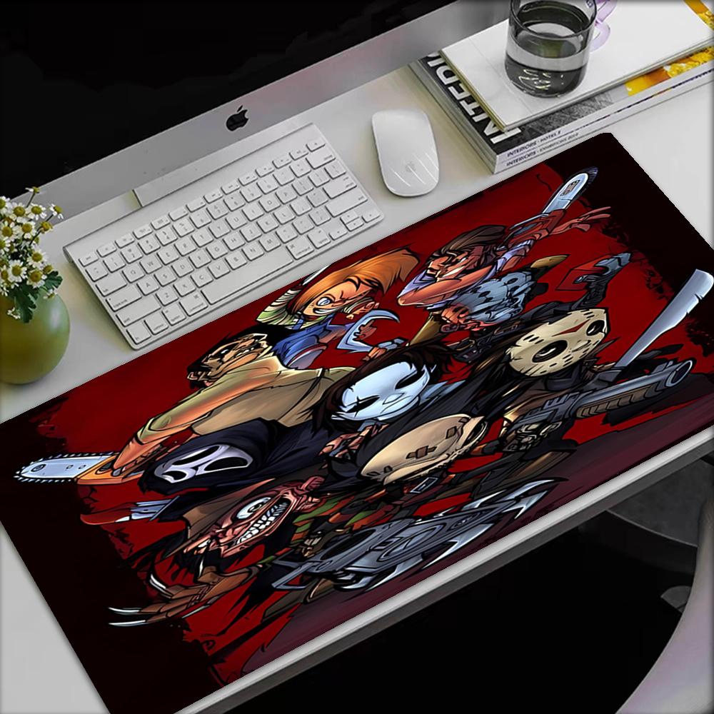 Halloween Horror Theme Mouse Pad, Non Slip Rubber Base, Multifunctional Office & Home Decor, Perfect for Workspace Personalization.