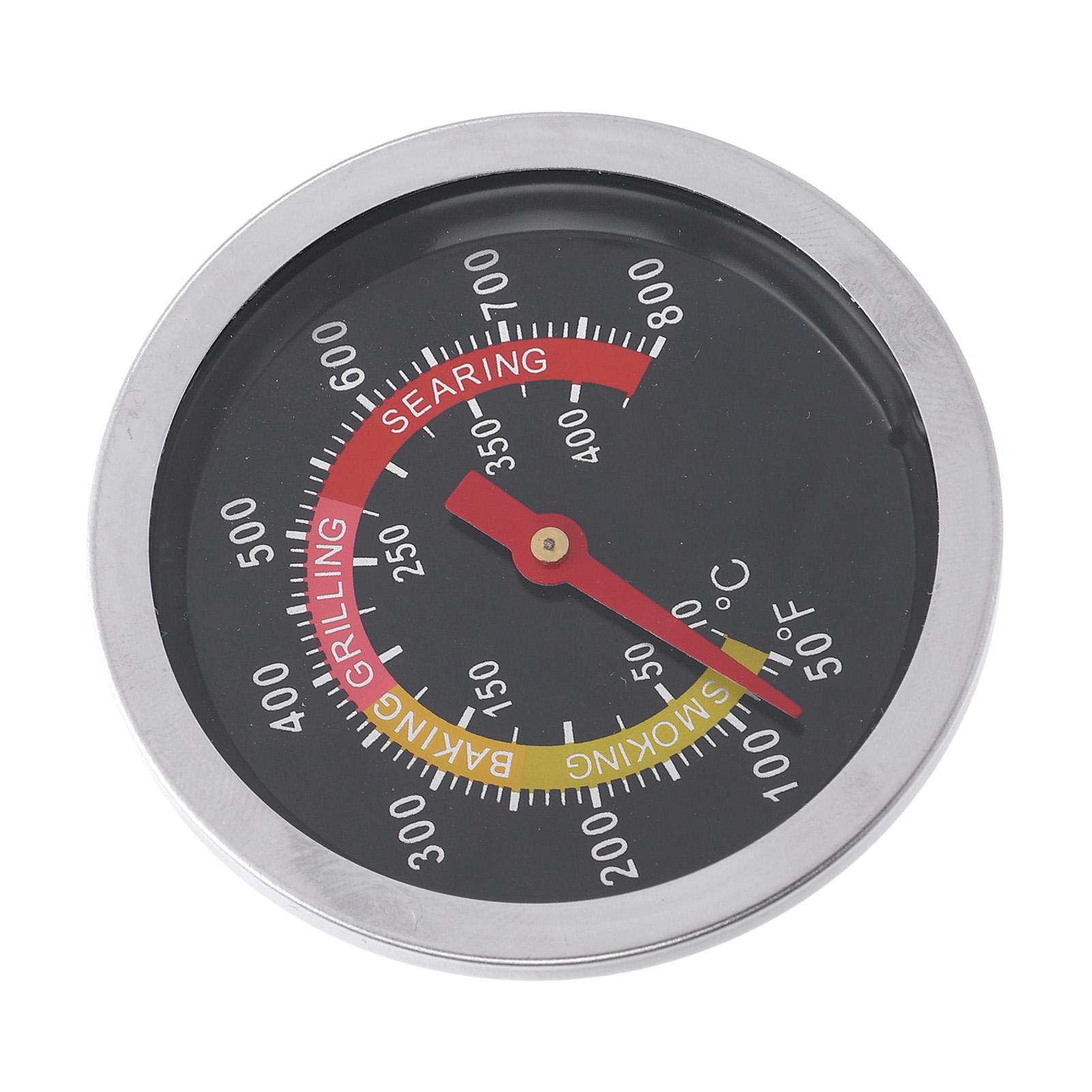 

Oven Thermometer Stainless Steel Large 2.4 Inch Dial Kitchen Cooking Thermometer with M10 Thread for Grill Fry Smoker