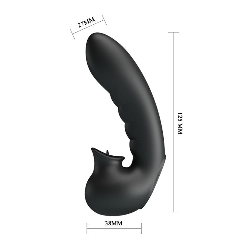 12 Speed Finger  Tongue Licking Clitoris Stimulation Sex Toy Women Clitoral S