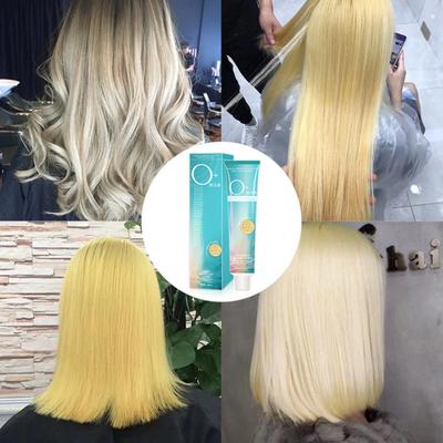 Crema decolorante per capelli sicura, non irritante, facile da usare, portatile, agente sbiancante per capelli, colorante per capelli