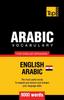 The Egyptian Arabic Vocabulary for English Speakers - 9000 Words : 25 Book