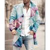 Spring New Men's Pocket Versatile Daily Retro Stand Up Collar Medium Long Woolen Coat Men's Casual Coat Men's Clothing