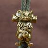 Rat Traveler Brass Knife Beads Animal Mouse Edc Diy Paracord Woven Bracelets Lanyard Pendants Accessories Outdoor Tool Hangings