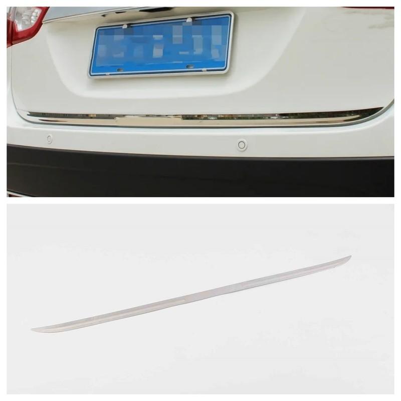 For Suzuki S-Cross Scross SX4 2014 2015 2016 2017 2018 -  Rear Door Trunk Lid Tailgate Strips Trim Car Styling Accessories