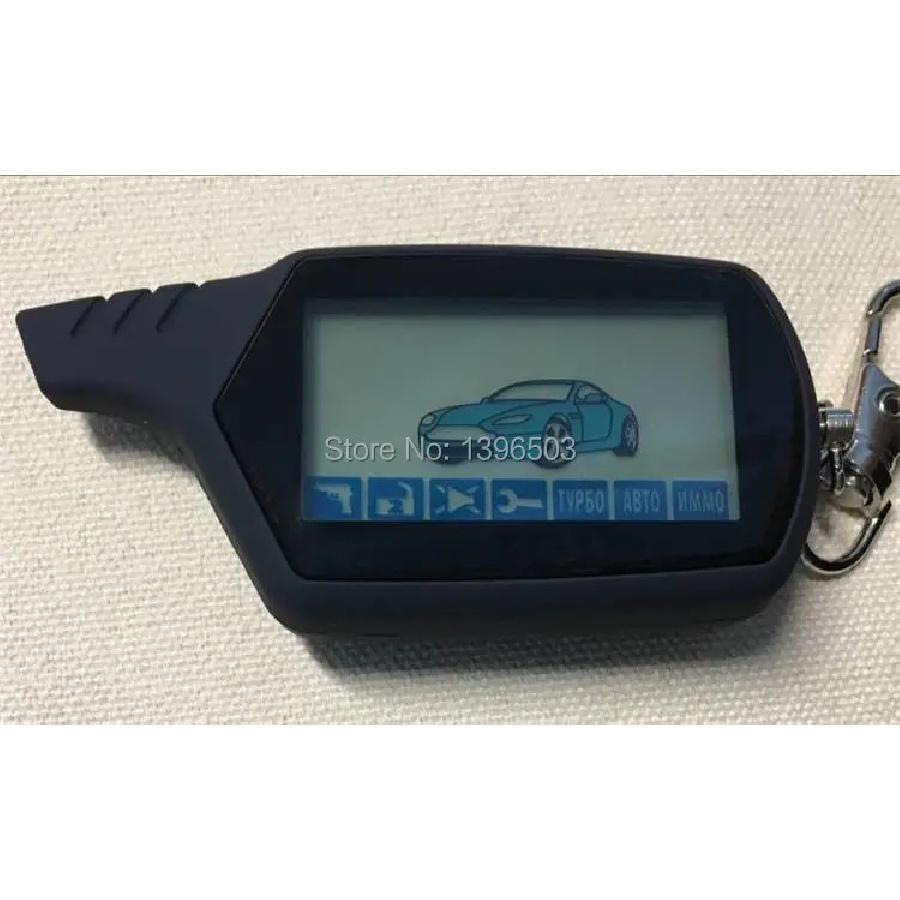 2-way A61 LCD Remote Control Keychain for Key Chain StarLine A61 Two Way Car Alarm System Russian 2-way Alarm Fob Auto-start