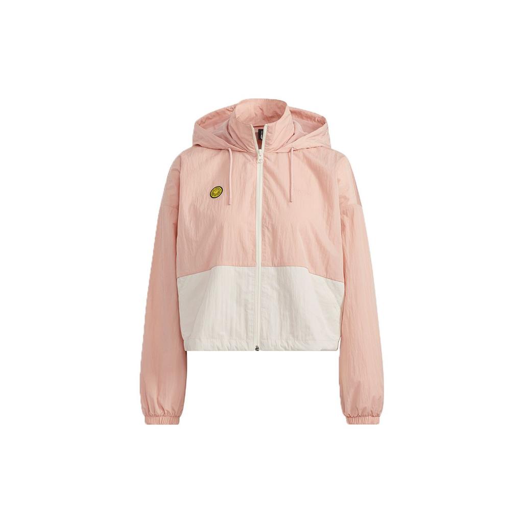 Adidas Neo X Smiley Collaboration Short Sports Hoodie Jacket Women