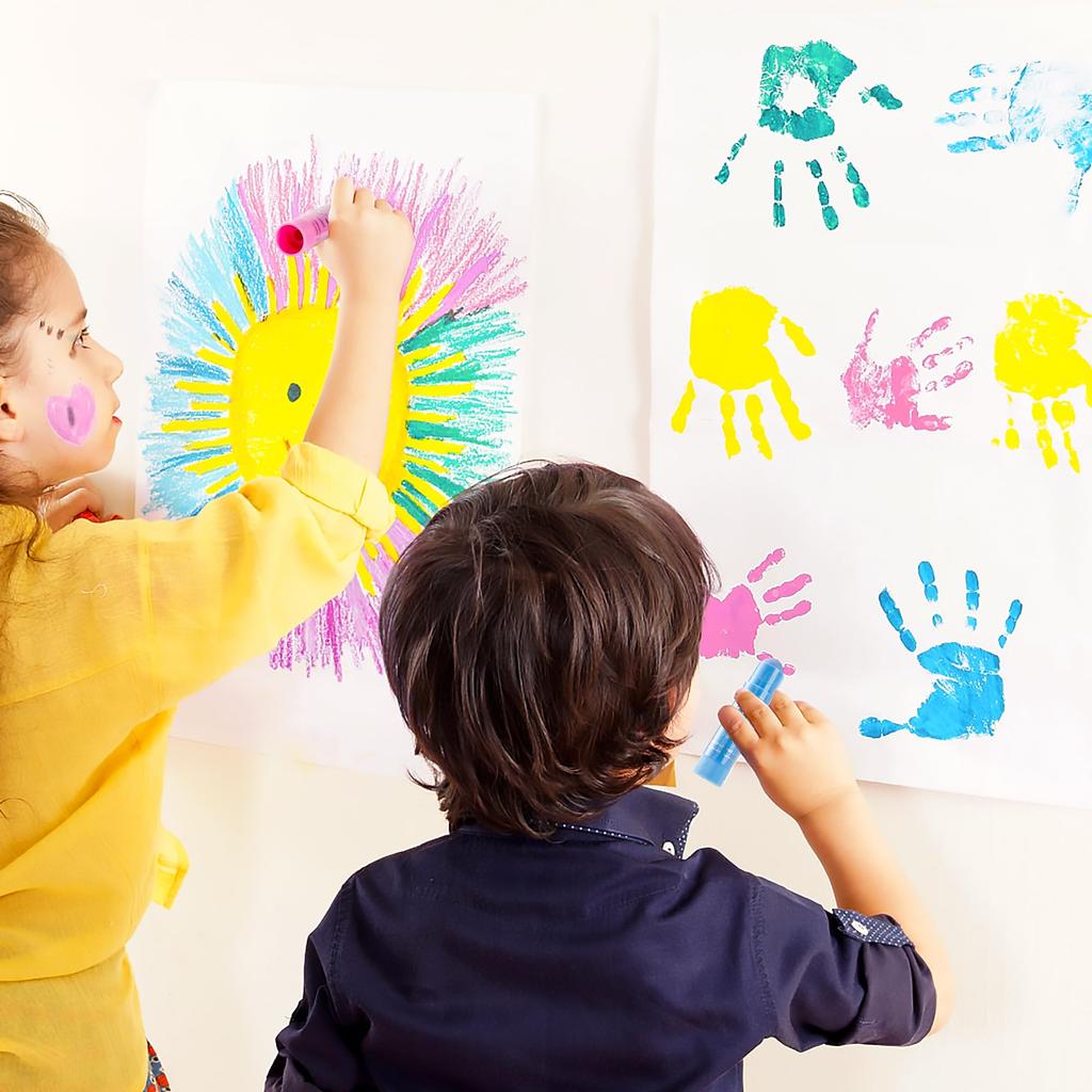 Shuttle Art 30 Set of Removable Tempera Paint Coloring Can Be Drawn On Drawing Entrance Celebration Crayons, Colors, 60, Sticks, Retractable, Safe,