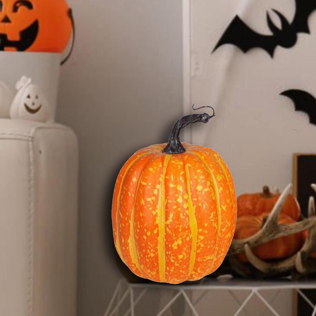 Piankowy Dynia Realistyczna Dekoracja Halloween Dynia na Święto Dziękczynienia Dynia Żniwna Dekoracyjna Dynia na Kominek Kuchnia Impreza Kominek Stół