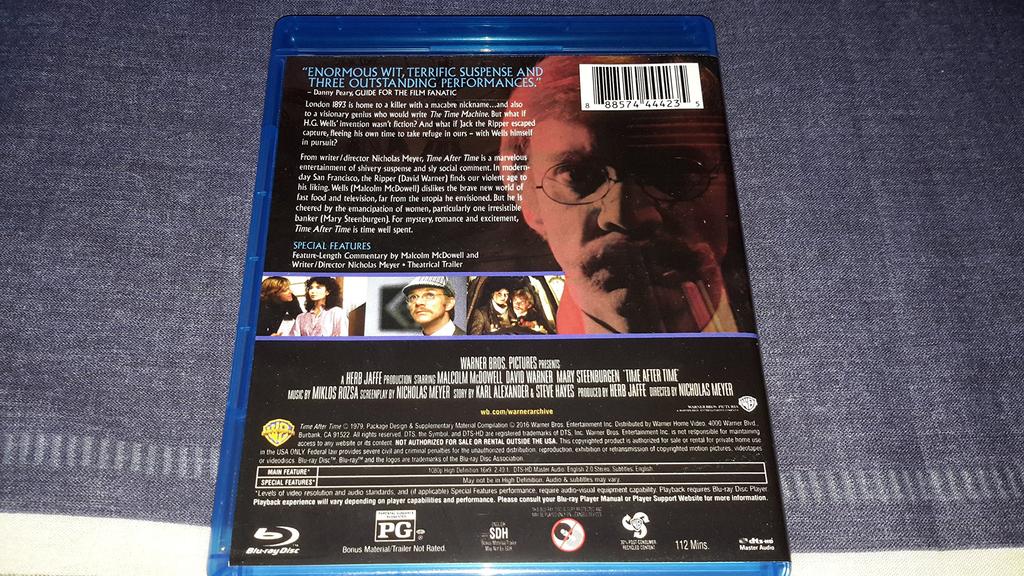 Time After Time [Blu-ray]