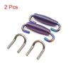 2pcs Stainless Steel Colorful Motorcycle Exhaust Pipe Spring with Pull Hook