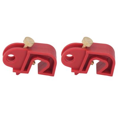 2Pcs Single Breaker Lockout Universal Multifunctional Circuit Lockout Tagout Device Industrial