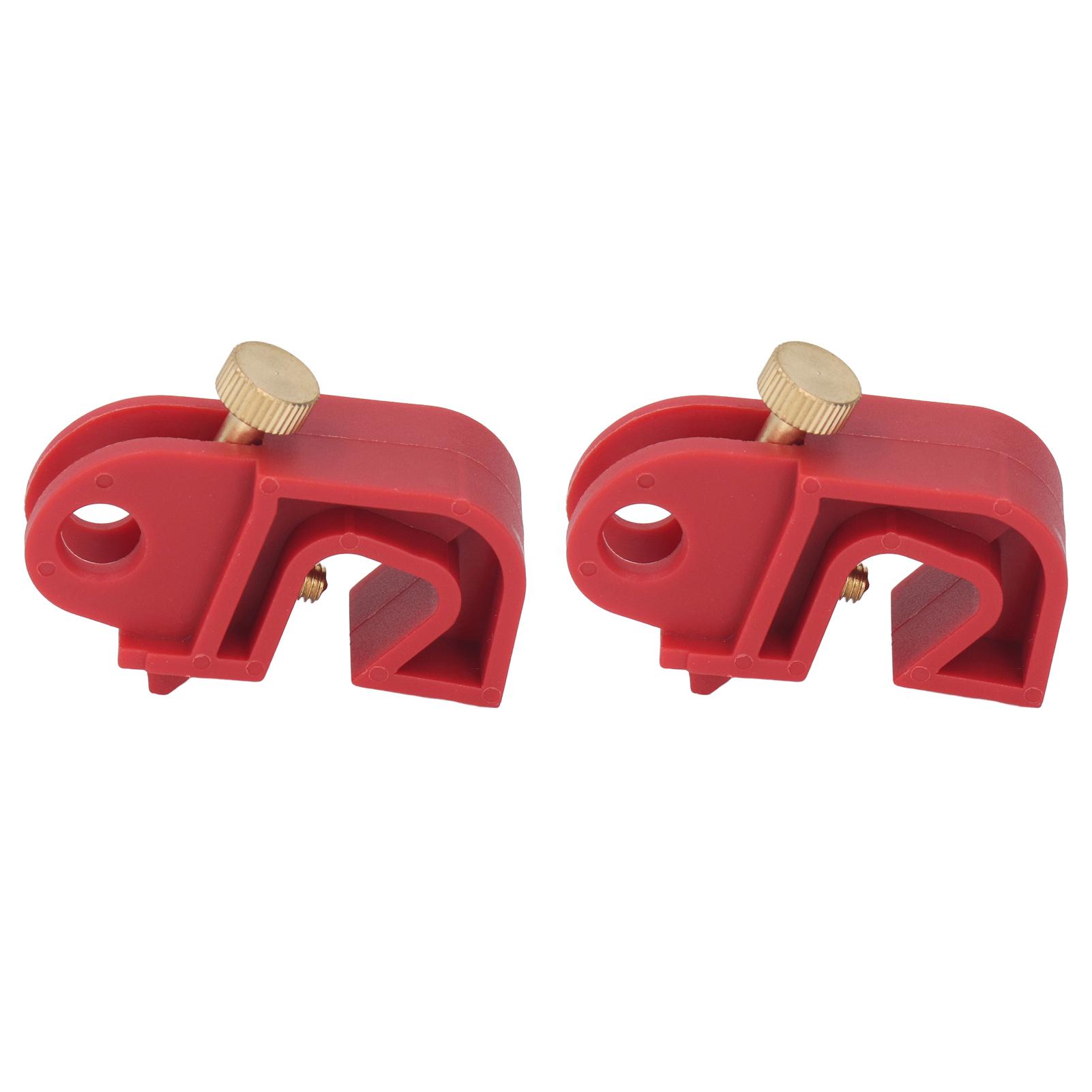 

2Pcs Single Breaker Lockout Universal Multifunctional Circuit Lockout Tagout Device Industrial