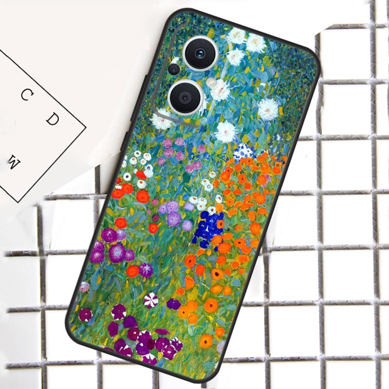 Starry Night Klimt Kiss Phone Case For OPPO Reno 7 8 Lite 8T 10 11 12 13 14 Pro 14F OPPO Find X9 X8 X6 X5 Pro Cover