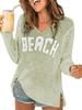 New V-Neck Letter Knitwear for Women - Spring/Summer Collection