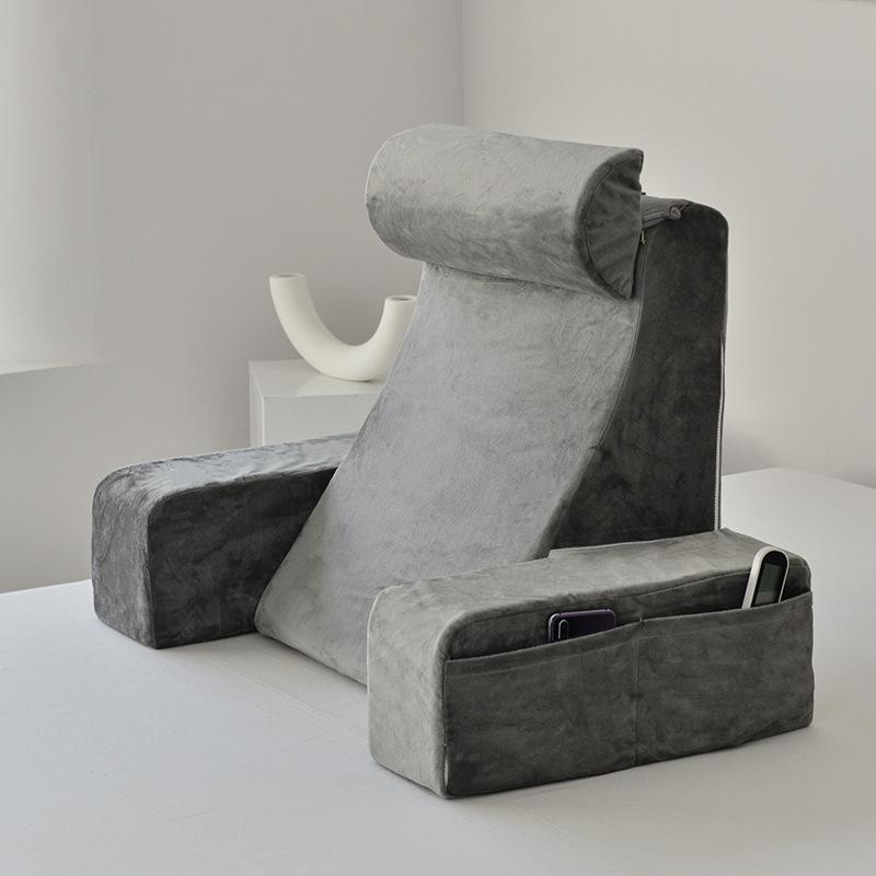 Reading Pillow Armrest Backrest Waist Rest Bed Waist Pillow Sitting and Lying Pillow Reading Pillow Wedge Pillow