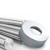 2PCS 304 Stainless Steel Water Pipe Decorative Cover Shower Accessories Black/Silver Bathroom Faucet Fixing Kit For Shower Mixer