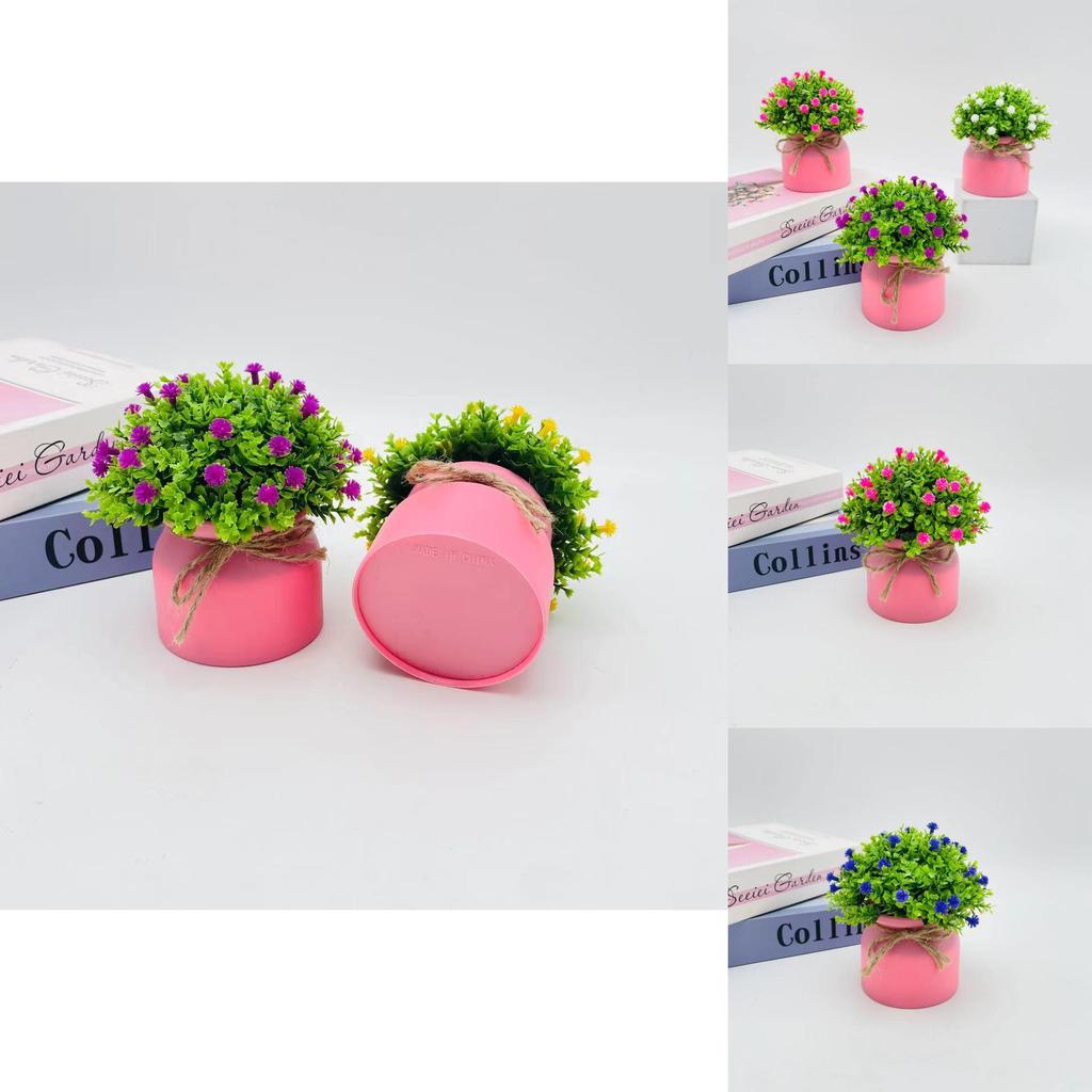 Full Sky Artificial Flower Pot For Home And Office Decoration With Realistic Design