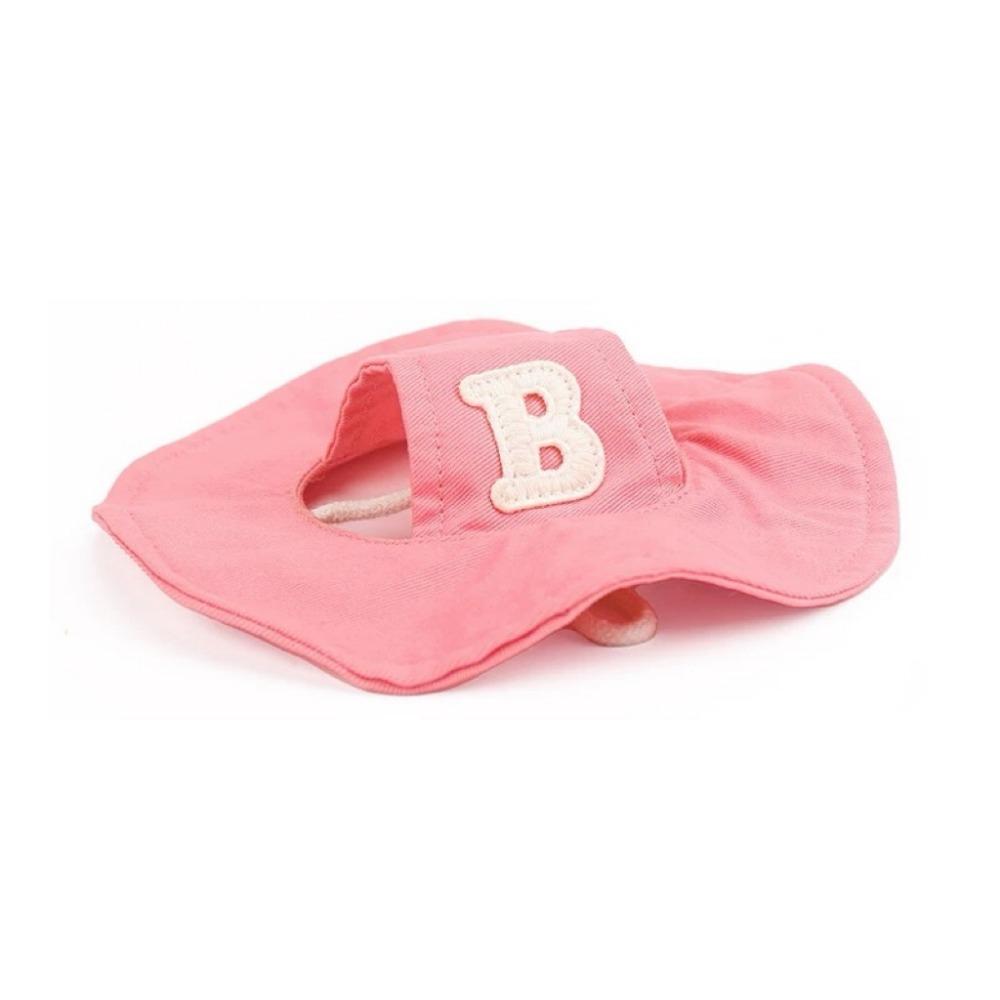 

Хлопковая шляпа от солнца для собак и кошек, регулируемая веревочная пряжка, кошачьи кепки, милая шляпа рыбака для питомца, для походов M розовый