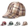 Retro Full-pattern Checked Baseball Cap, Suitable for Both Men and Women, Suitable for Commuting and Traveling.