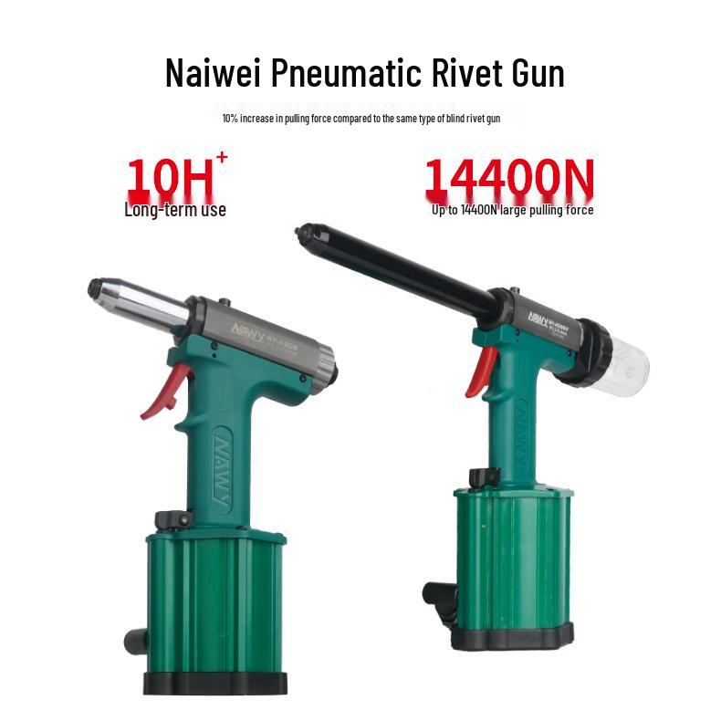 Taiwan Industrial-Grade Automatic Pneumatic Rivet Gun for Aluminum & Stainless Steel Rivets