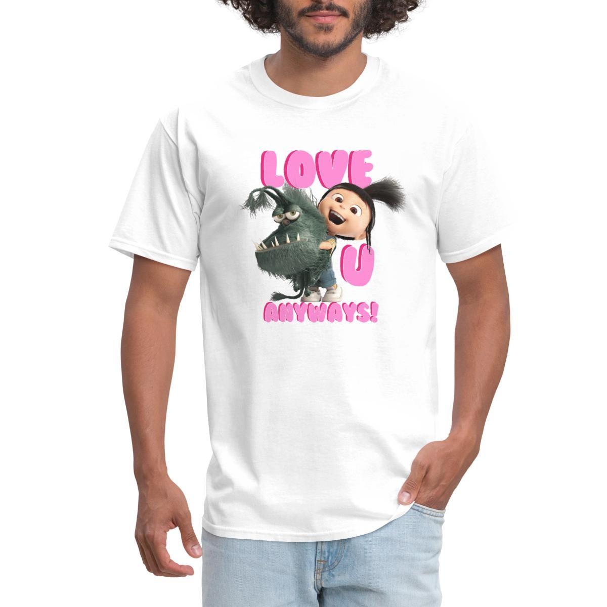 Minions Agnes And Kyle Love U Anyways! Men s T-Shirt L