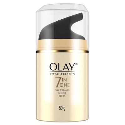 Total Effects Cream |with Vitamin B5, Niacinamide, Green Tea, SPF |7 Benefits In 1 Cream for Glowing and Younger Looking Skin |50 Gm