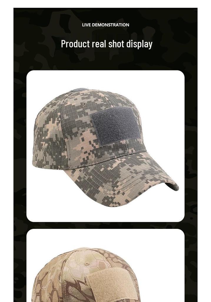 Outdoor Camouflage Tactical Baseball Cap - Sun Protection & Windproof for Mountaineering