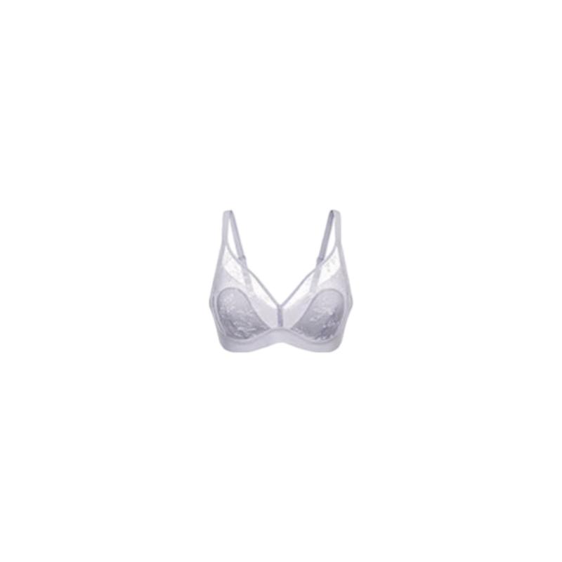 ubras Sunlight Vanilla Lace Rabbit Ear Cup Large Breast Bra Wireless Brassiere