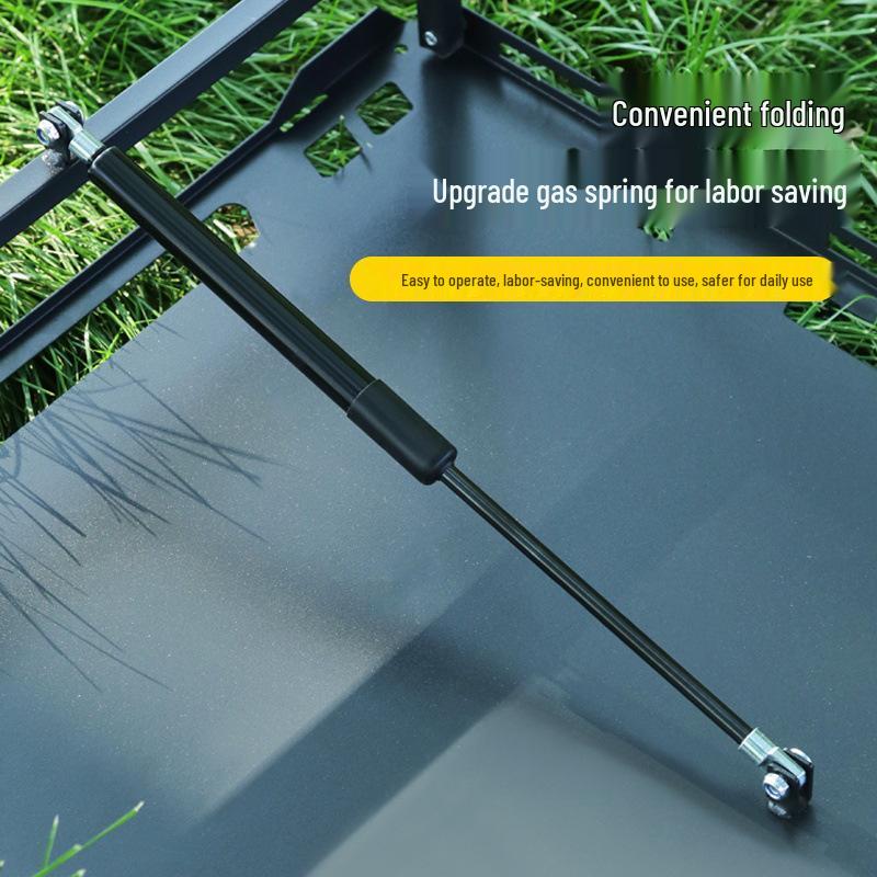 Hydraulic Tactical Folding Table: Portable, Lightweight, No-Assembly Outdoor Camping and Picnic Gear.