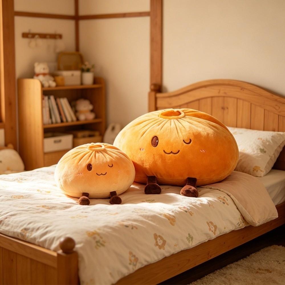 Super Soft Bun Plush Doll Fluffy Comfortable Dumpling Plush Toy Reduce Ppressure