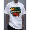 Men's Crew Neck T-Shirt - Breathable Short Sleeve Casual Shirt Suitable for Gym, Travel, Beach & Training