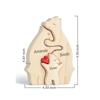 Art Puzzles Free Custom Wooden Bear Home Puzzles Custom Name Warm Gifts Anniversary Birthday Gifts Christmas Home Decor Ornament