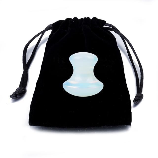 Natürliches Rosenquarz Gua Sha Schabmassagegerät Pilzform Kristall Guasha Stein Für Spa Entspannende Meditation Massagegerät