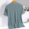 Ice Silk Running Shirts Men Loose Printing Short Sleeve Top Basketball Gym Sportswear for Male Fitness Workout Quick Dry Tee