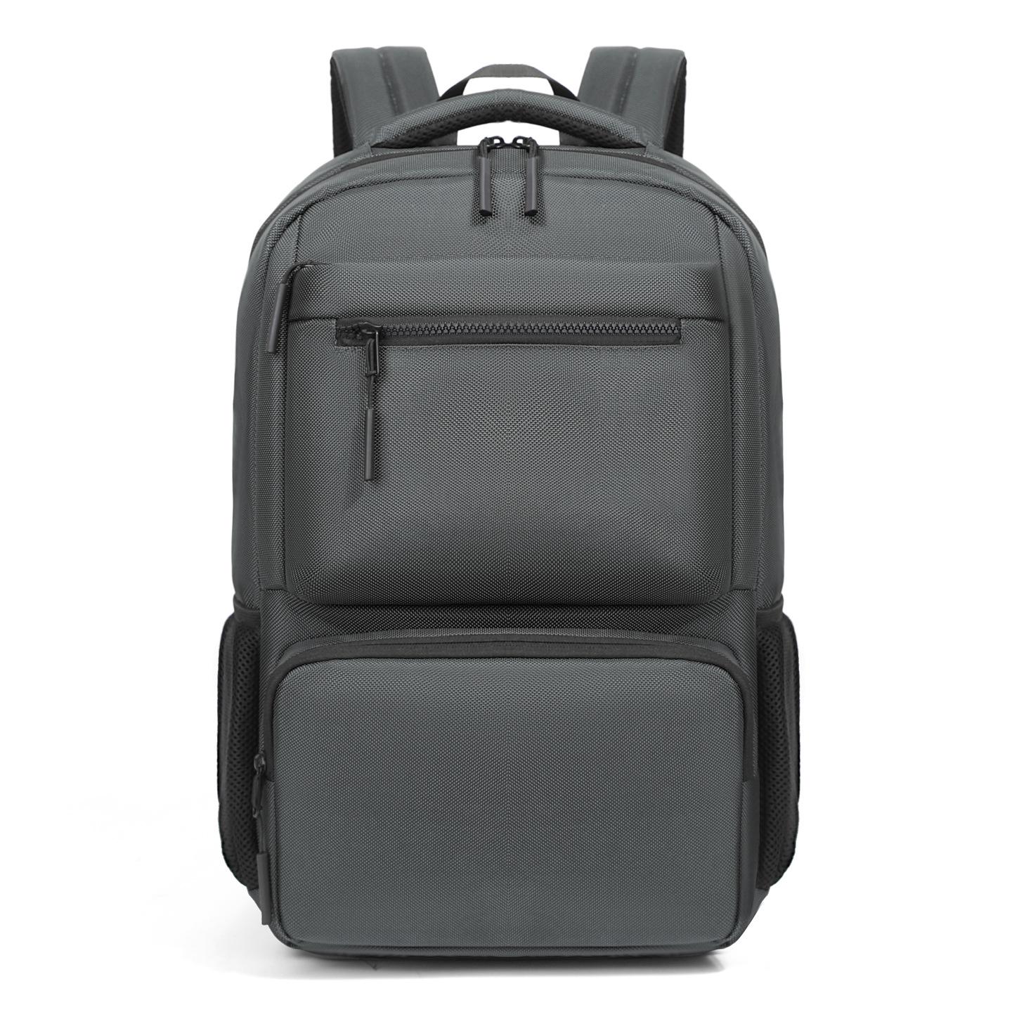 

Men s High-End Large Capacity Casual Computer Backpack сірий колір