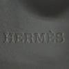 Great HERMES Sandals Geek strap black leather Women 37 RG231219Z Used