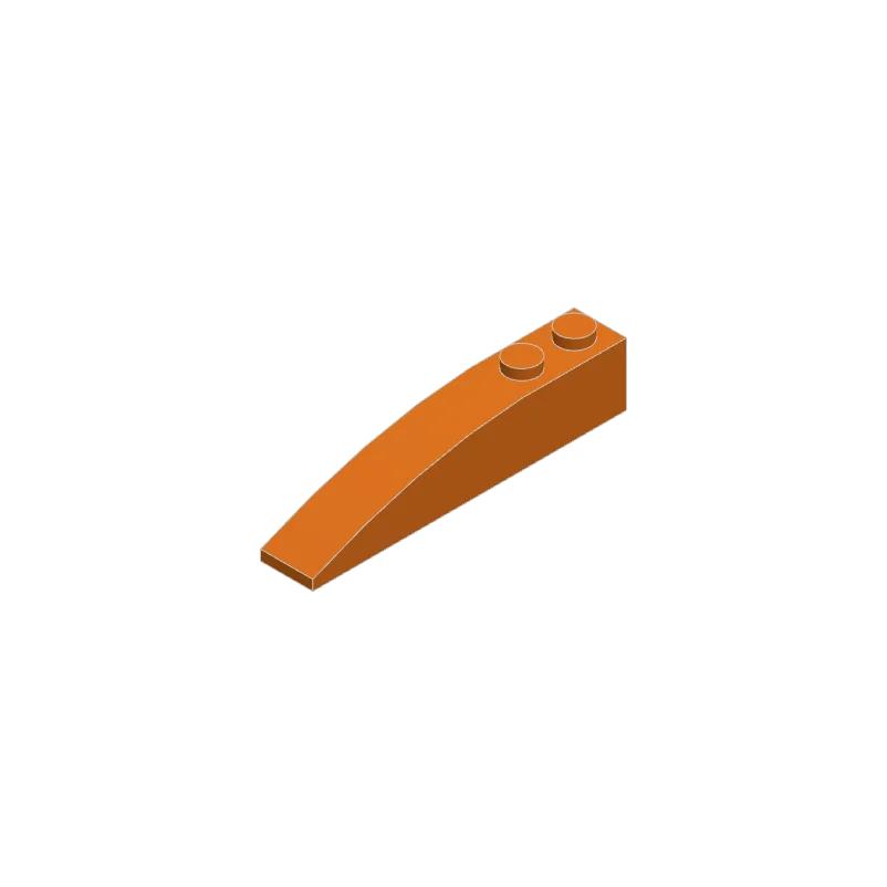 100pcs 42022 Curved 6 X 1 Slope Bricks Collections Bulk Modular GBC For Technical MOC DIY Building Blocks Compatible Toys