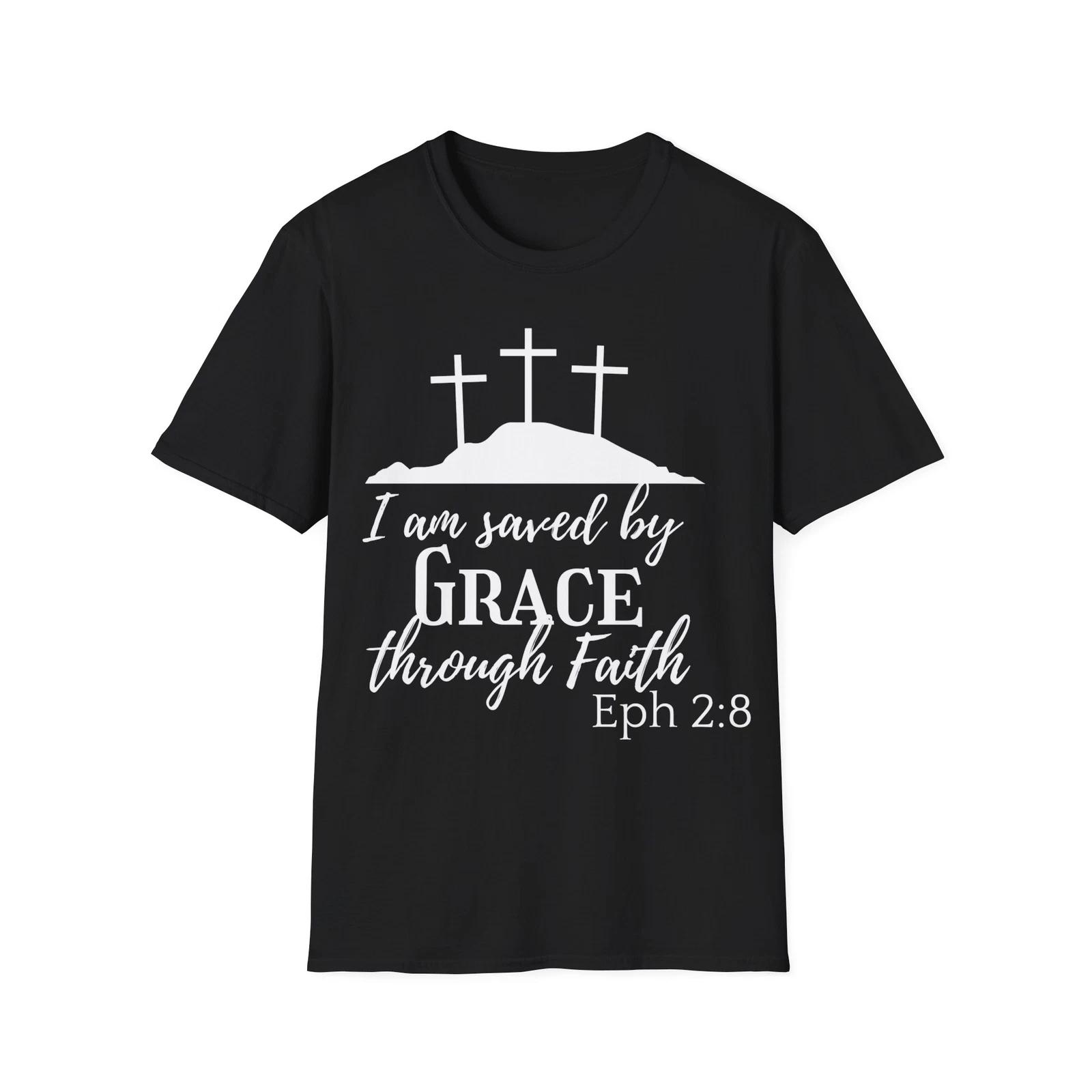 Faith-Inspired T shirt, Inspirational Tee, Christian T shirt, Religious Gift L