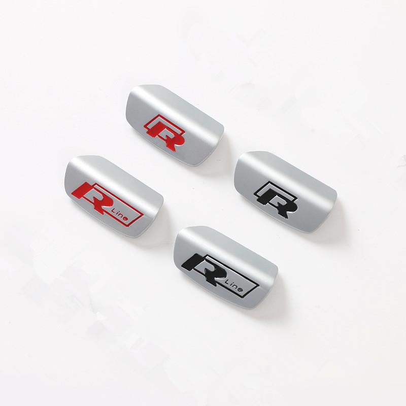 Pour VW Autocollant de Volant de Voiture Neuf Accessoires Intérieurs pour Volkswagen VW Jetta R Rline Touran POLO Golf MK4 MK5 MK7 Tiguan
