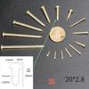 Round Head Brass Nails for DIY Projects and Picture Hanging