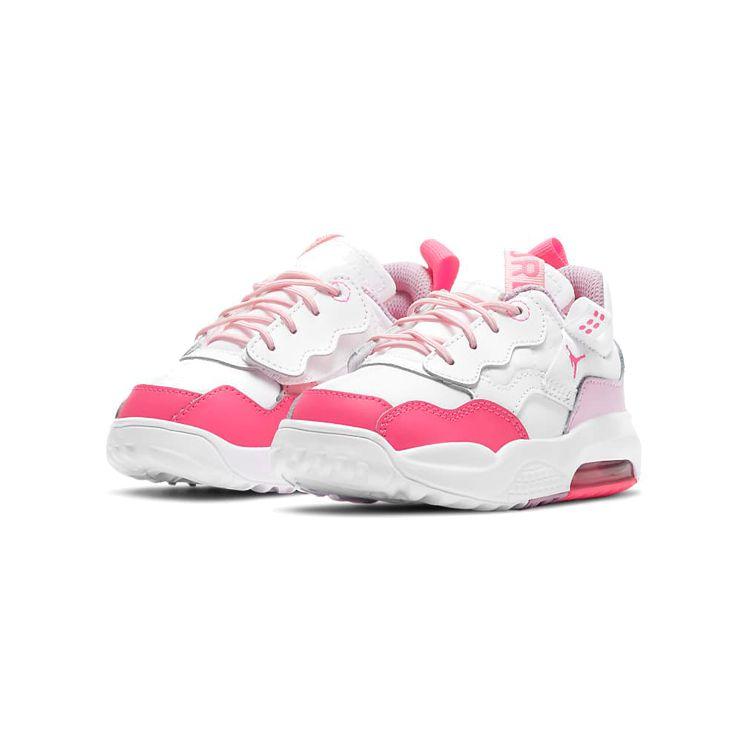 Jordan MA2 Shock Absorption Non-Slip Wear-Resistant Low-Top Walking Shoes Baby Shoes White Pink CW5999-100
