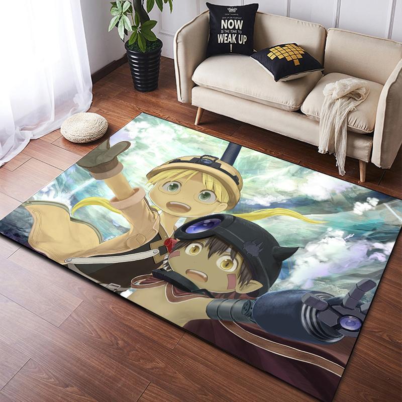 Anime Made In Abyss Carpet Kitchen MatEntrance Doormat Bedroom Floor Decoration Living Room Carpet Bathroom Anti-slip Rugs