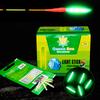 Strumento per la pesca notturna con bastoncino luminoso scuro da 50 pezzi, galleggiante fluorescente da pesca leggero