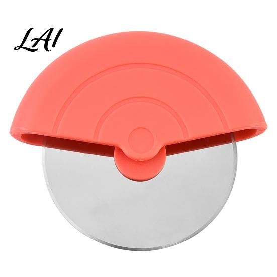 Durable Cheese Cutting Blade Stainless Steel Pizza Cutter Wheel Pastry Dough Slicer Tool for Crusts Easy Grip Baking Pie Pastries Pancake Ergonomic
